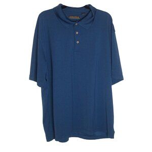 Cubavera Men's Blue Polo Shirt